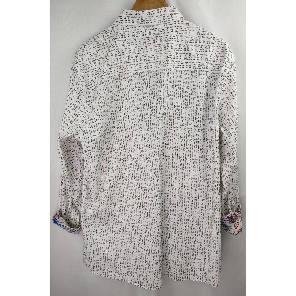Jerry Garcia Grateful Dead Button Down Shirt XL Flip Cuff Long Sleeve - Picture 3 of 9
